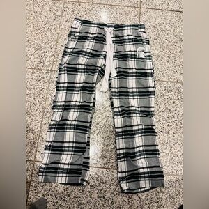 CONCEPTS SPORT, Plaid Lounge Pants with Logo, Size Medium
